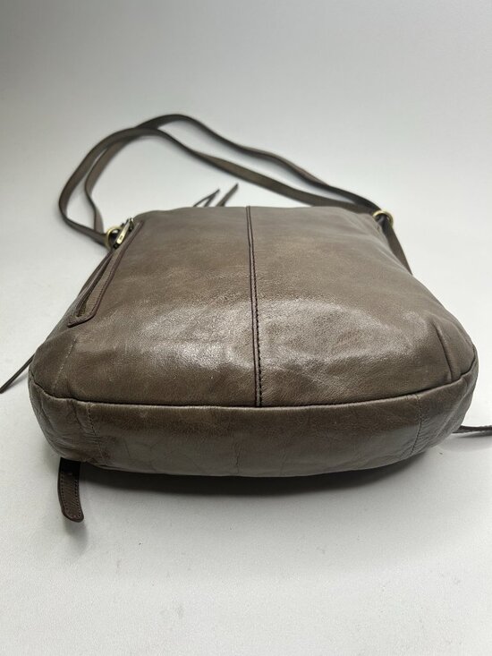 HOBO INT\'L Taupe Merrin Backpack Leather Convertible Shoulder Bag main image 4